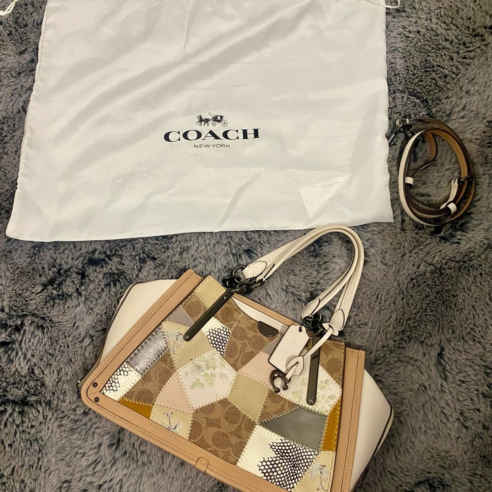 Coach Multicolor Patchwork Shoulder Bag